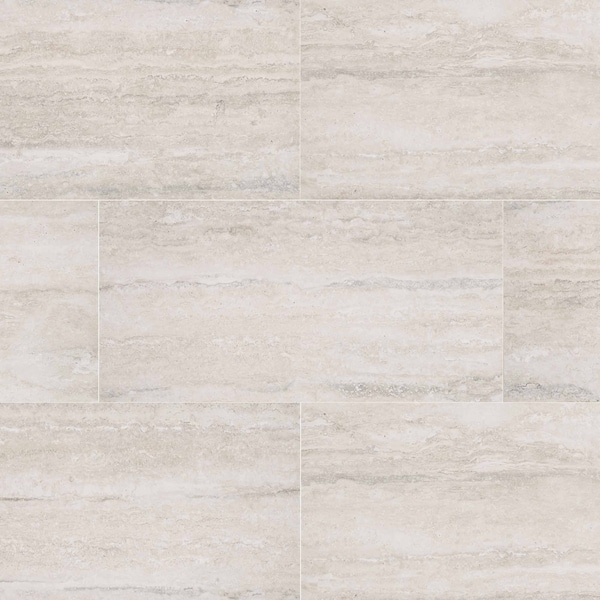Msi Veneto White 12 In. X 24 In. Glazed Porcelain Floor And